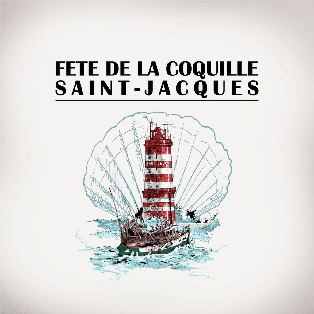 Affiche de la Fête de la Coquilles Saint-Jacques