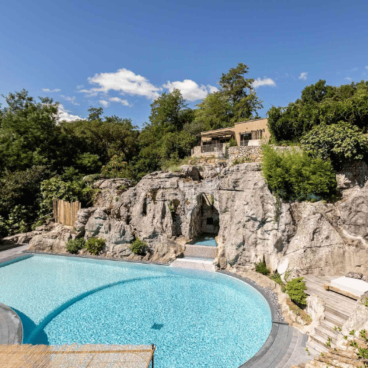 Vue Piscine - Bastide d'Édouard